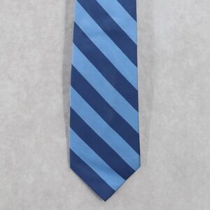 J Crew Blue‎ Stripes Executive Formal Preppy Business Classic Men's Neck Tie